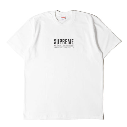 24SS ブランドロゴ クルーネック Tシャツ(Paris Tee)