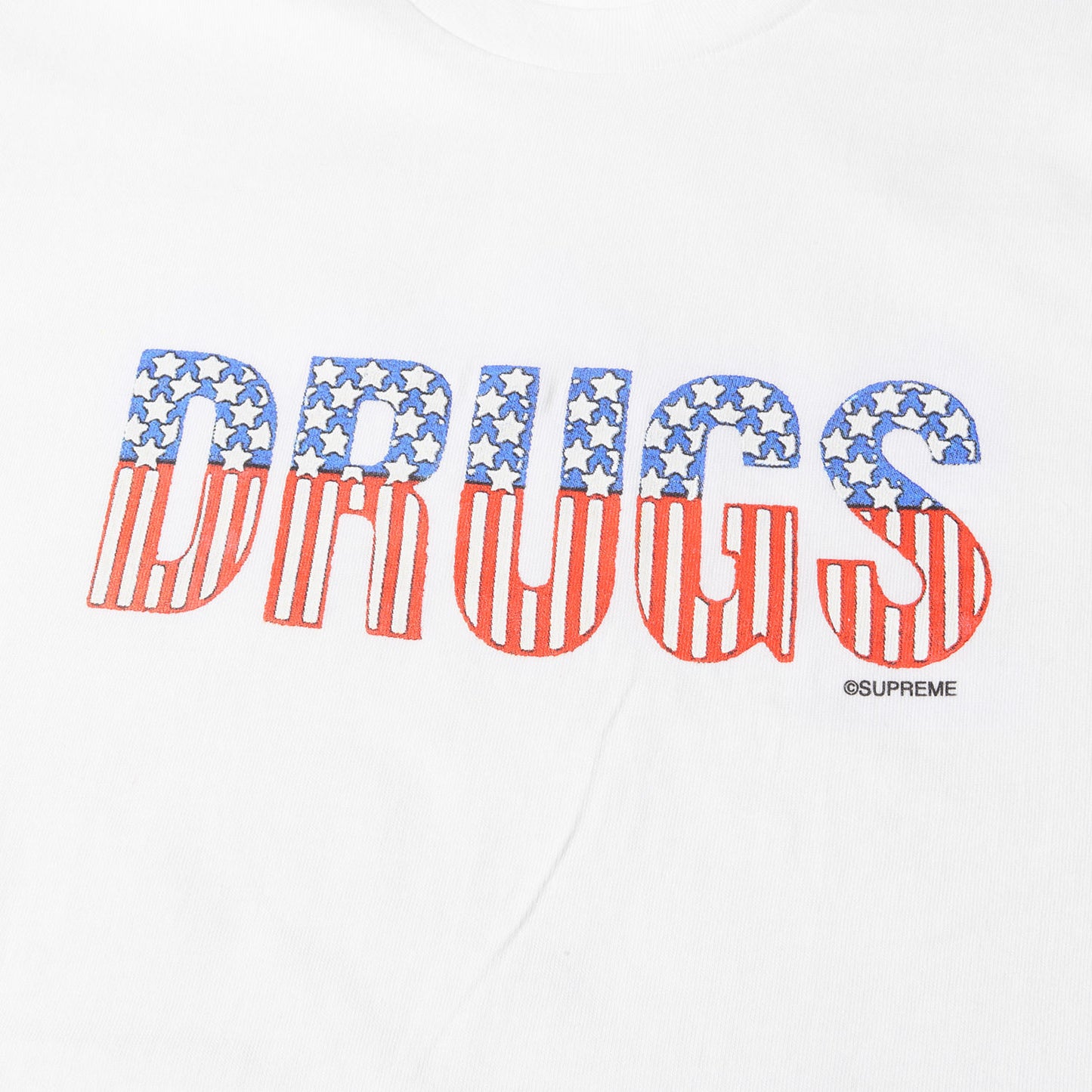 24AW 星条旗 DRUGSロゴ Tシャツ(Drugs Tee)