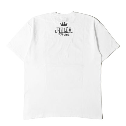 ×J Dilla ×Stones Throw Records フォトプリント Tシャツ