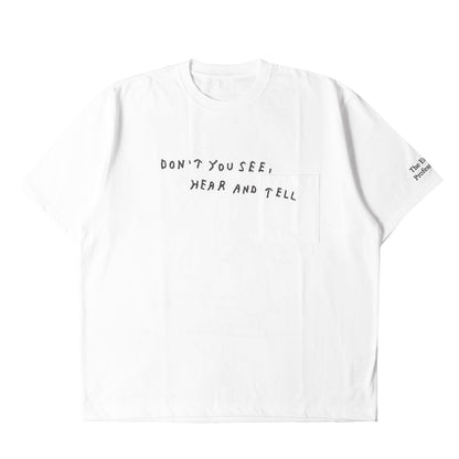 24SS ×Stefan Marx グラフィック ポケット Tシャツ(T-Shirt)