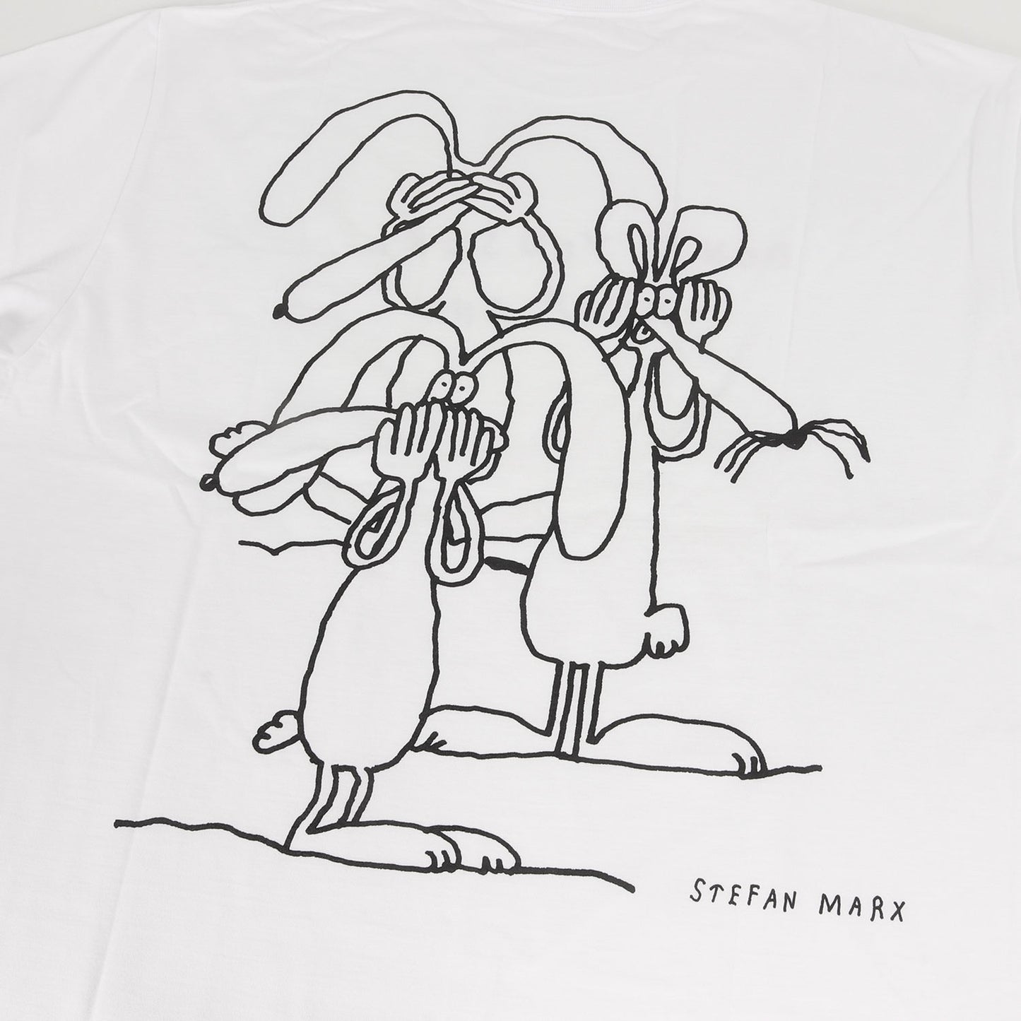 24SS ×Stefan Marx グラフィック ポケット Tシャツ(T-Shirt)