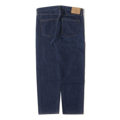 ワンウォッシュ加工 テーパード デニムパンツ