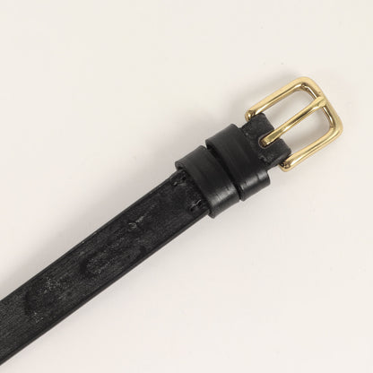 ブライドルレザー ナロー ベルト(Long Saddle Leather Belt)