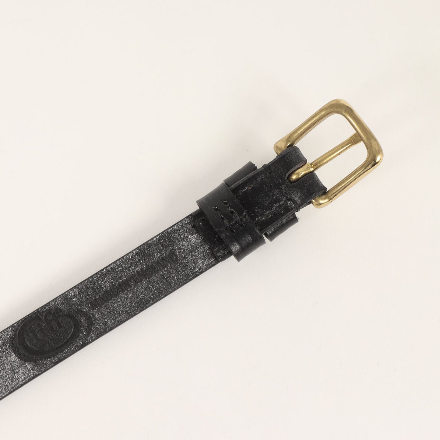 ブライドルレザー ナロー ベルト(Long Saddle Leather Belt)