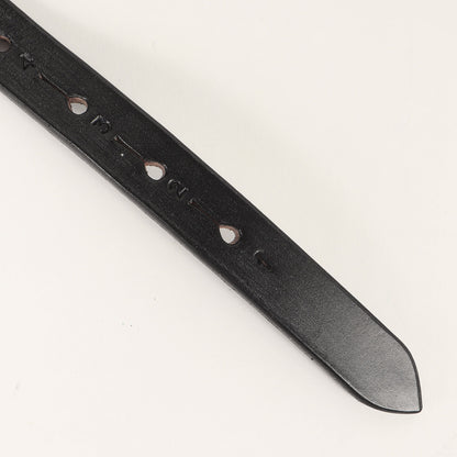 ブライドルレザー ナロー ベルト(Long Saddle Leather Belt)