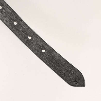 ブライドルレザー ナロー ベルト(Long Saddle Leather Belt)
