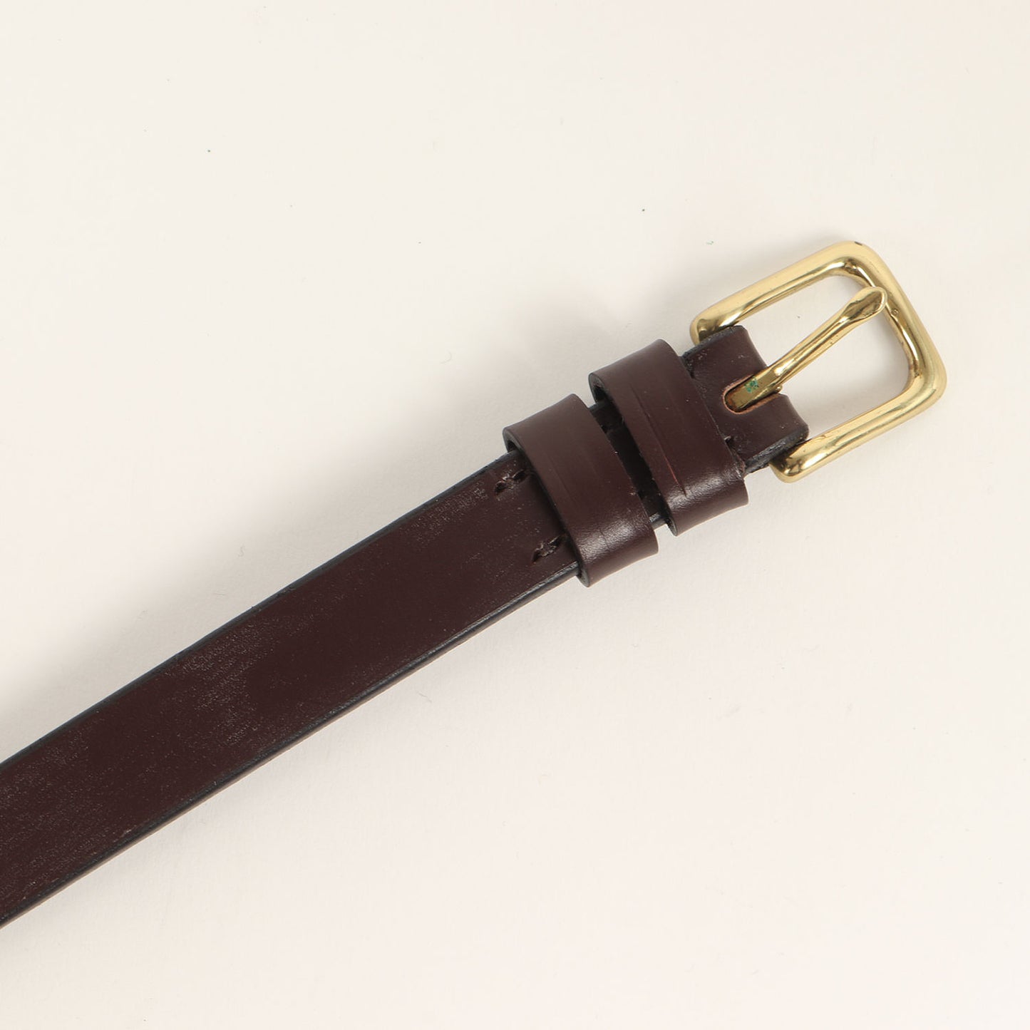 ブライドルレザー ナロー ベルト(Long Saddle Leather Belt)