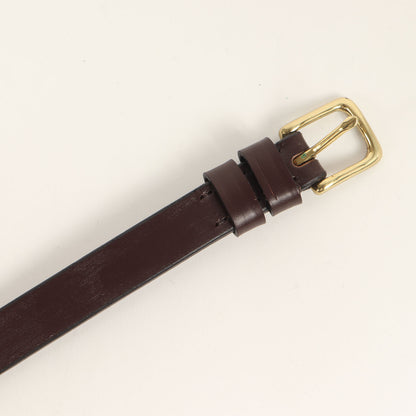 ブライドルレザー ナロー ベルト(Long Saddle Leather Belt)