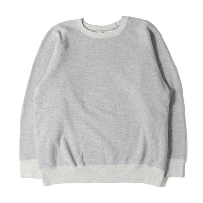 無地 ラグランスリーブ スウェット(RAGLAN C/N LONG SLEEVE SWEAT)