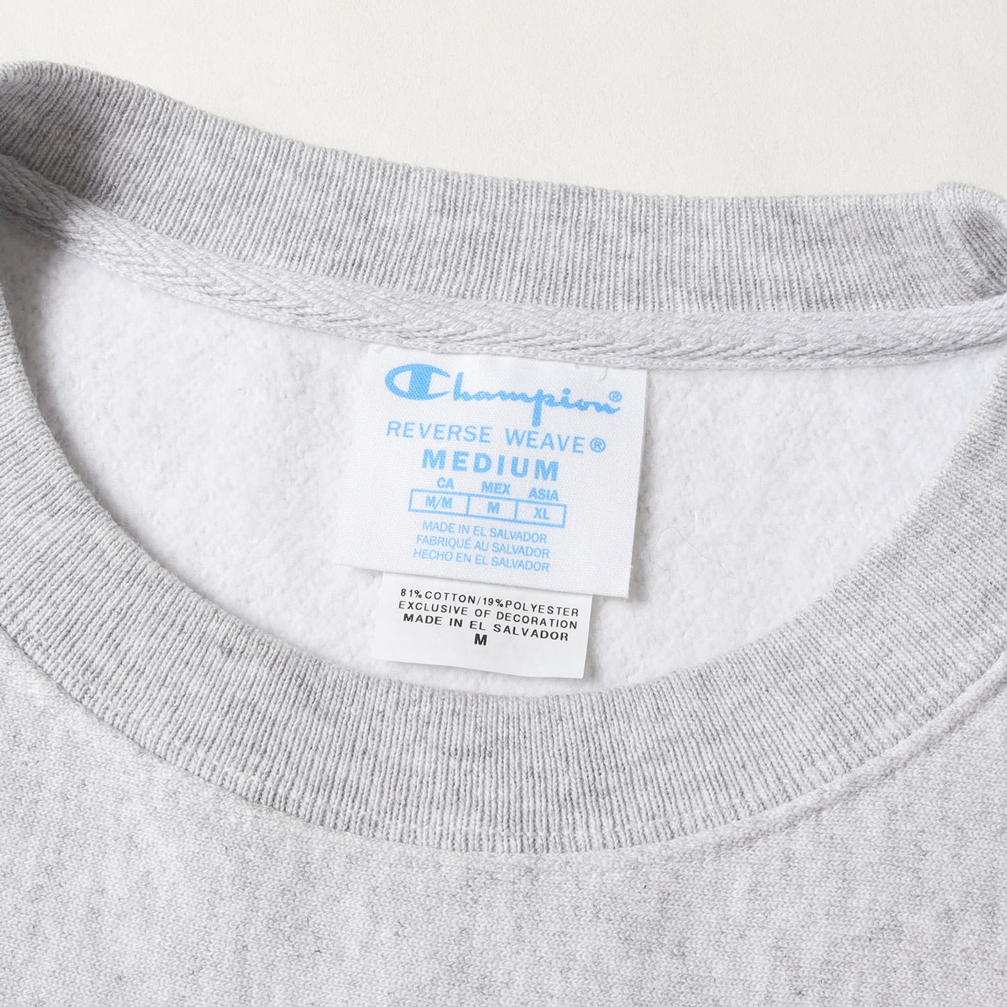 US企画 目無し 無地 リバースウィーブ スウェット