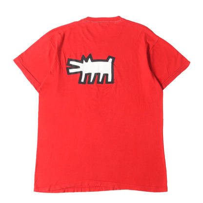 80s Keith Haring 両面プリント Tシャツ(SCREEN STARSボディ / USA製)