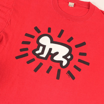 80s Keith Haring 両面プリント Tシャツ(SCREEN STARSボディ / USA製)