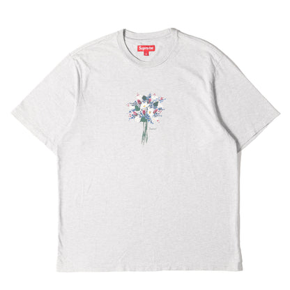 24SS ブーケプリント ボーダー Tシャツ(Bouquet S/S Top)