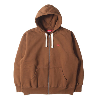 22AW スモールBOXロゴ ジップ スウェットパーカー(Small Box Drawcord Zip Up Hooded Sweatshirt)