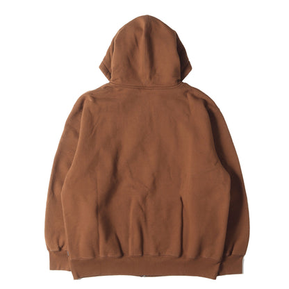 22AW スモールBOXロゴ ジップ スウェットパーカー(Small Box Drawcord Zip Up Hooded Sweatshirt)