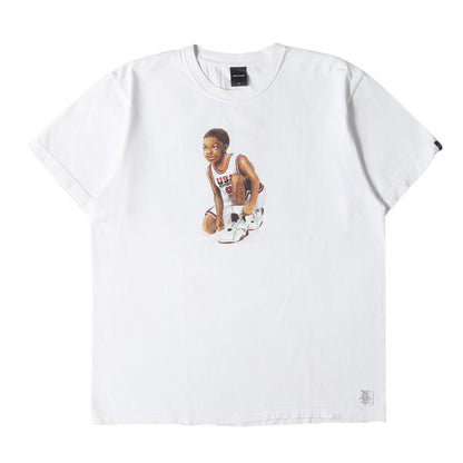 21SS ×mami 少年イラスト ヘビー Tシャツ(Barcelona 92 Boy T-shirt)