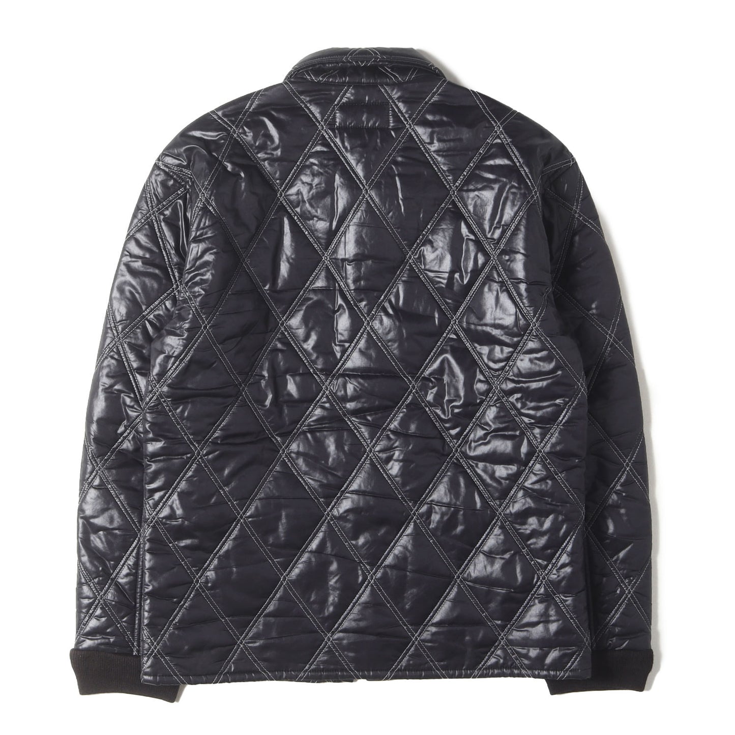 00s ロゴ刺繍 キルティング レーシングジャケット