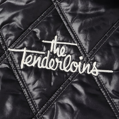 00s ロゴ刺繍 キルティング レーシングジャケット