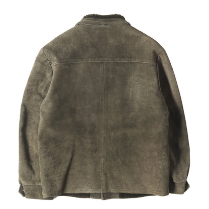 サドルスウェード ショールカラー ボアジャケット(T-SADDLE SUEDE JKT S)