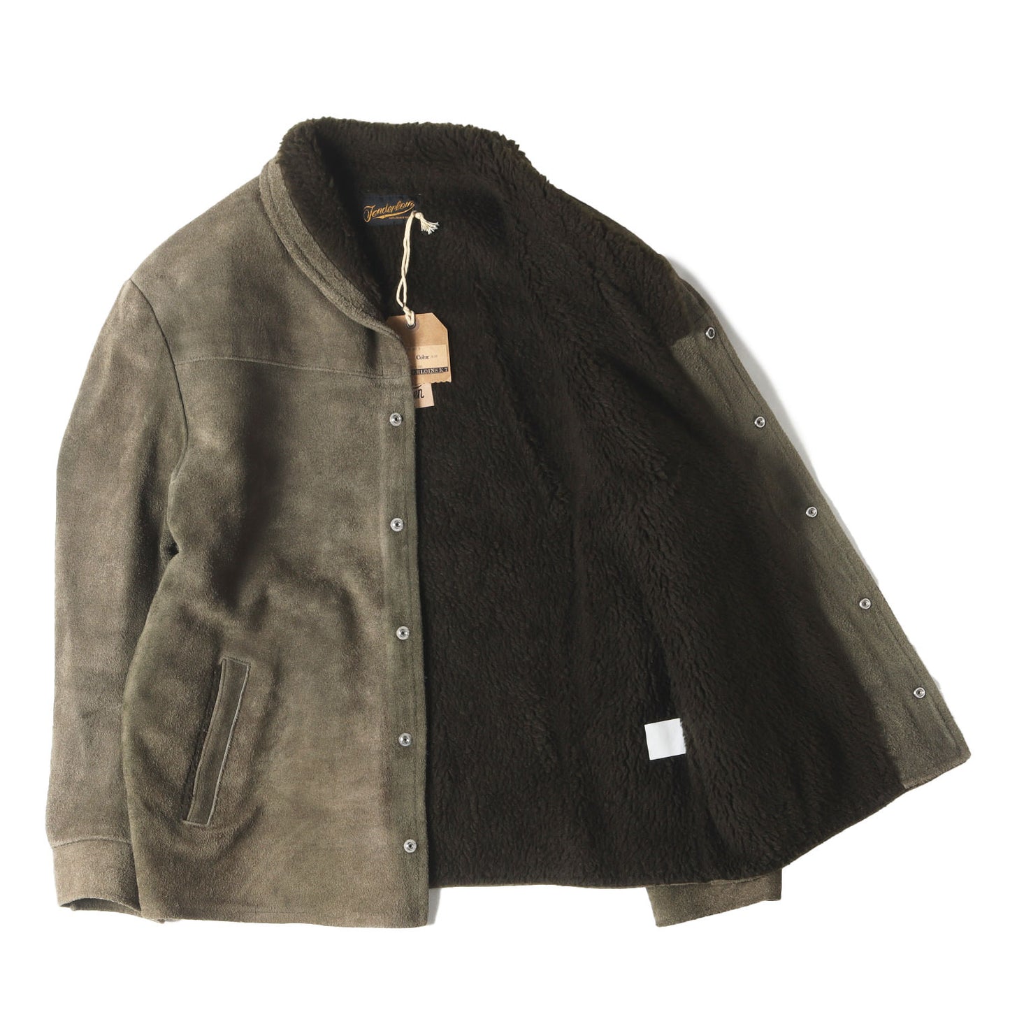 サドルスウェード ショールカラー ボアジャケット(T-SADDLE SUEDE JKT S)