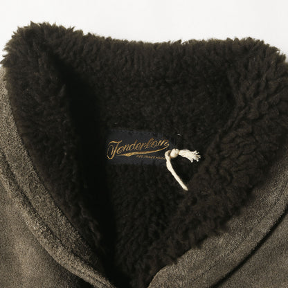 サドルスウェード ショールカラー ボアジャケット(T-SADDLE SUEDE JKT S)