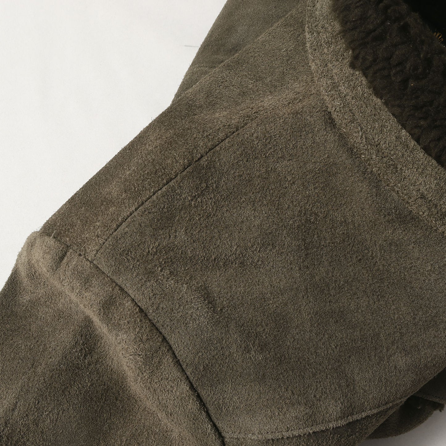 サドルスウェード ショールカラー ボアジャケット(T-SADDLE SUEDE JKT S)