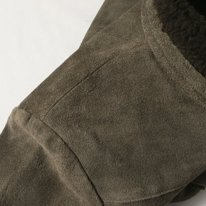 サドルスウェード ショールカラー ボアジャケット(T-SADDLE SUEDE JKT S)