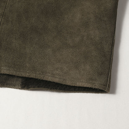 サドルスウェード ショールカラー ボアジャケット(T-SADDLE SUEDE JKT S)