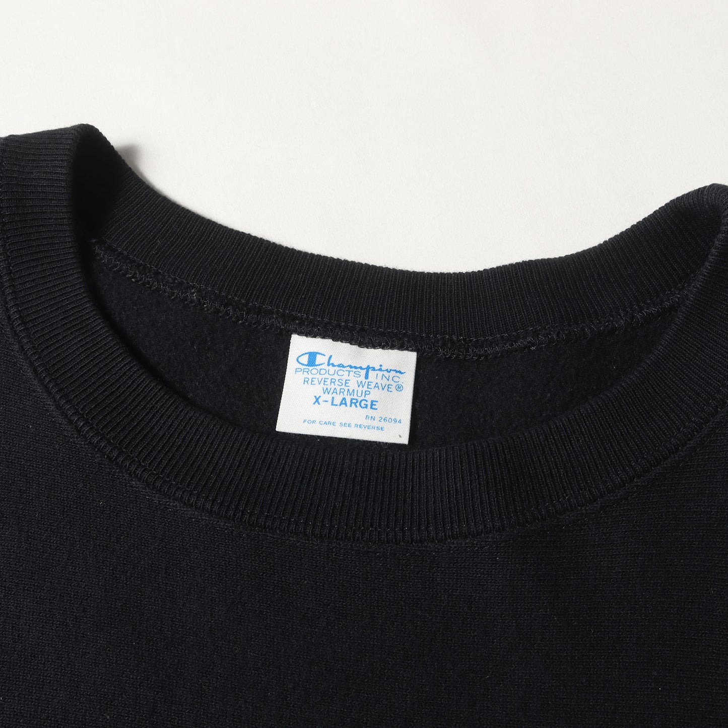 単色タグ復刻モデル 目無し 無地 リバースウィーブ スウェット