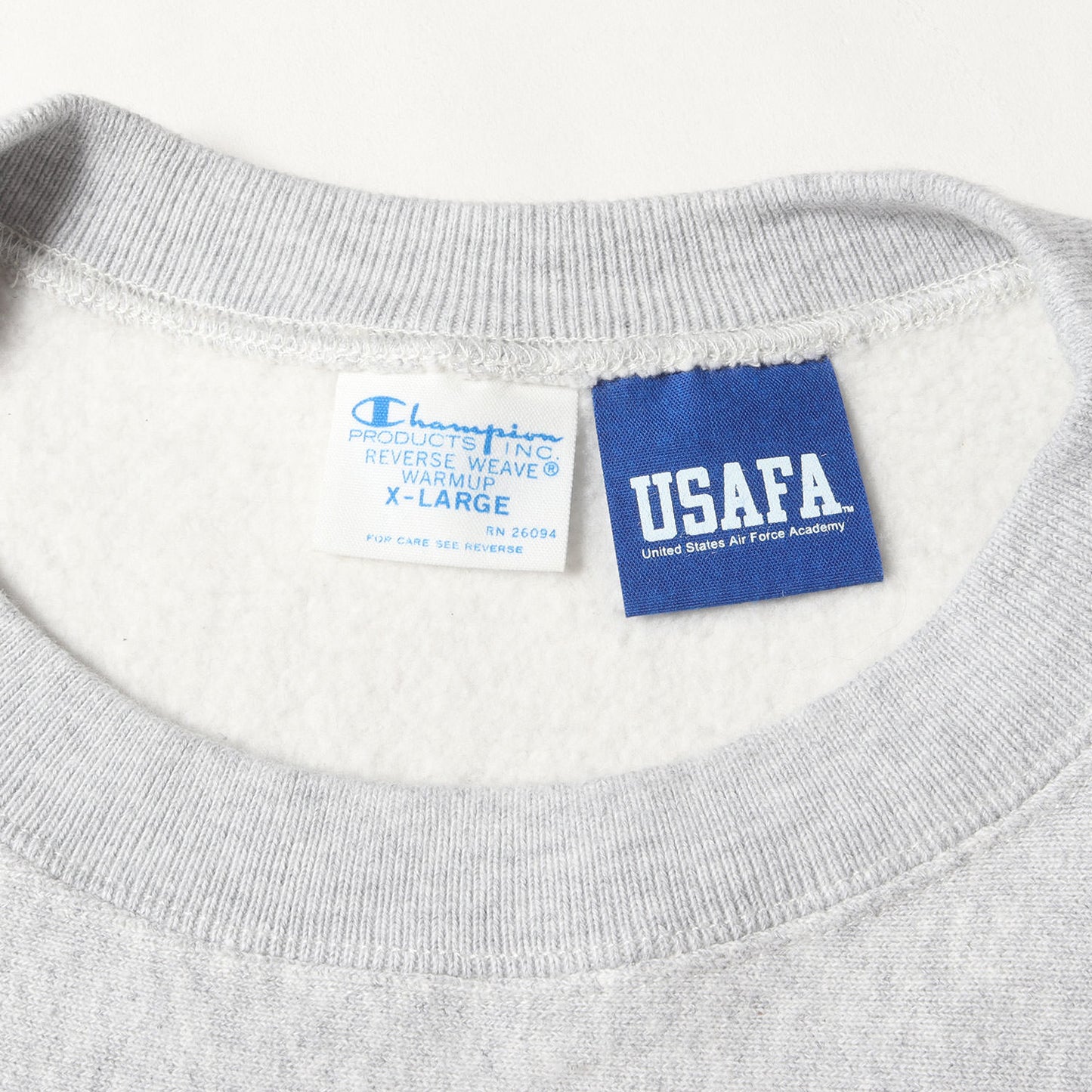 24AW ×USAFA 染み込みプリント リバースウィーブ スウェット / 米国空軍士官学校