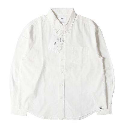24AW コットン/シルク オックスフォード ボタンダウンシャツ(B.D. SHIRT L/S)