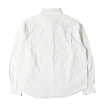 24AW コットン/シルク オックスフォード ボタンダウンシャツ(B.D. SHIRT L/S)