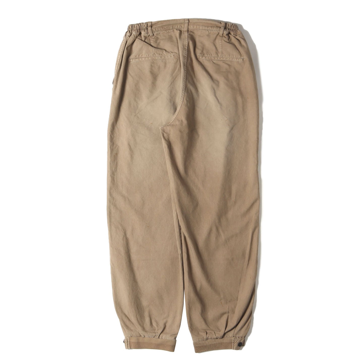 24SS ヴィンテージ加工 キャロル ワイド イージー チノパンツ(CARROL CHINO PANTS DMGD)