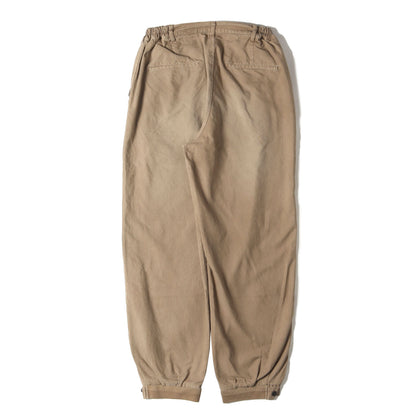 24SS ヴィンテージ加工 キャロル ワイド イージー チノパンツ(CARROL CHINO PANTS DMGD)