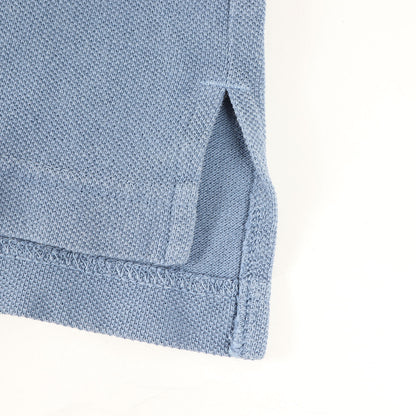 23SS ダメージ加工 コットン 鹿の子 半袖ポロシャツ(JUMBO WELLER S/S DMGD)