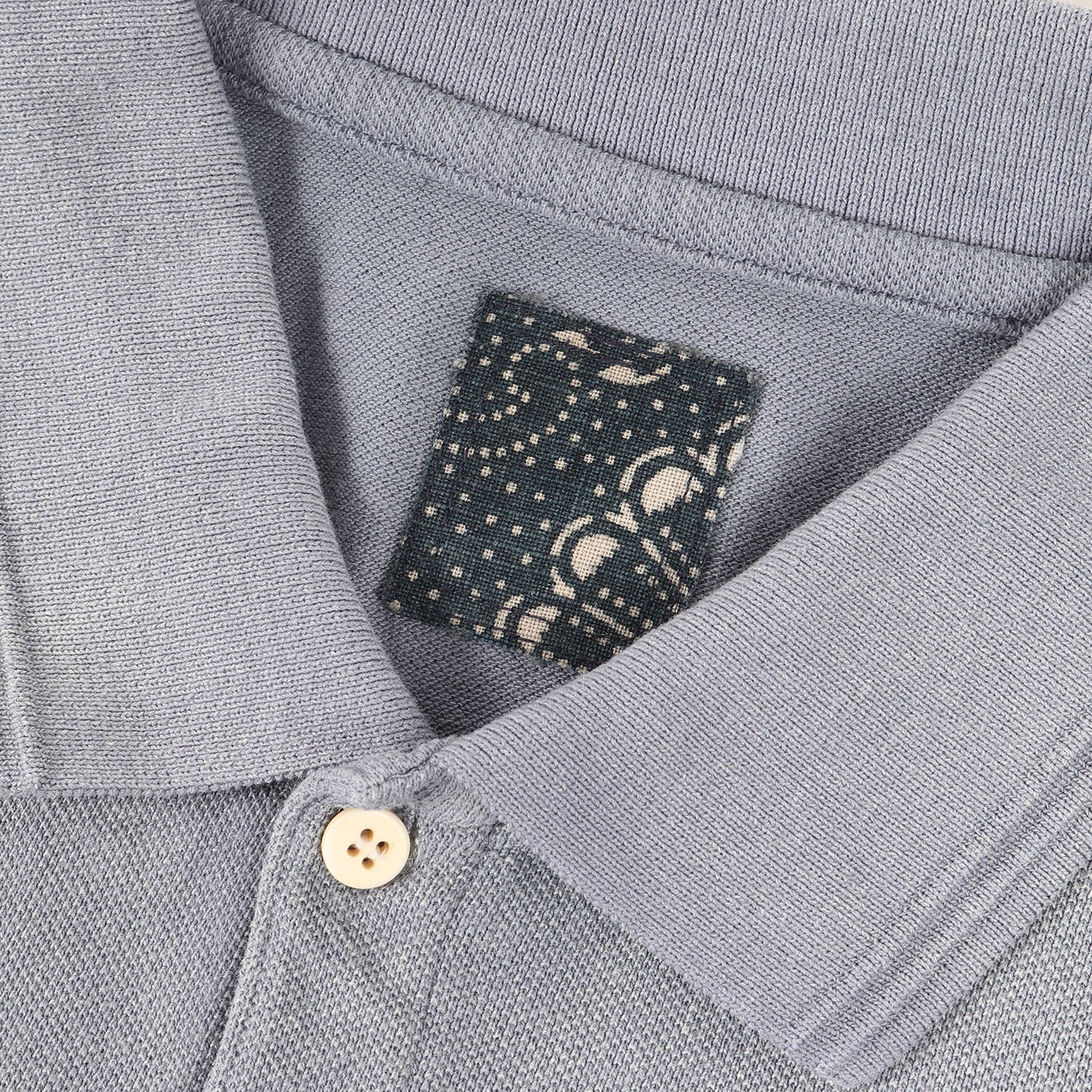 23SS I.C.T ダメージ加工 コットン 鹿の子 半袖ポロシャツ(JUMBO WELLER S/S DMGD)