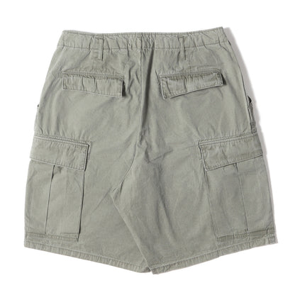 25SS 硫化染め ミリタリー カーゴショーツ(TROOPER 6P SHORTS COTTON TYPEWRITER SULFUR DYE)