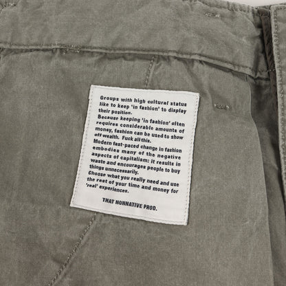 25SS 硫化染め ミリタリー カーゴショーツ(TROOPER 6P SHORTS COTTON TYPEWRITER SULFUR DYE)
