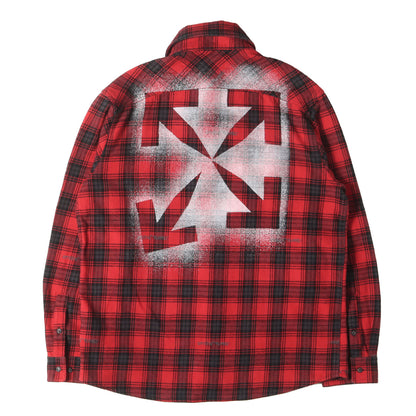 20AW ステンシル アロー チェック フランネルシャツ(STENCIL FLANNEL CHECK SHIRT)