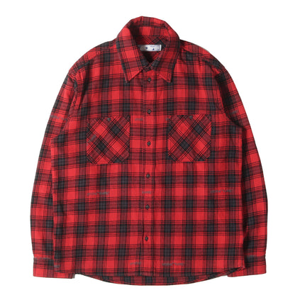 20AW ステンシル アロー チェック フランネルシャツ(STENCIL FLANNEL CHECK SHIRT)
