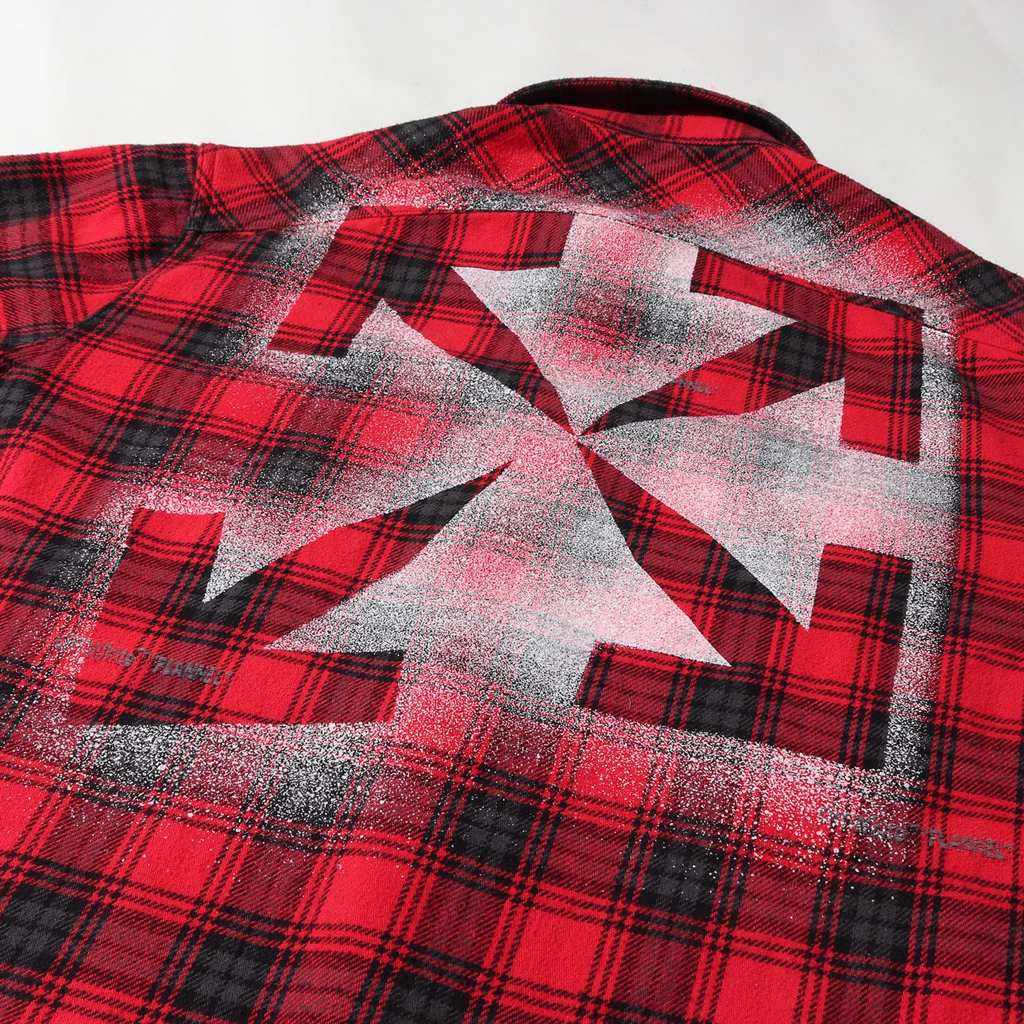 20AW ステンシル アロー チェック フランネルシャツ(STENCIL FLANNEL CHECK SHIRT)