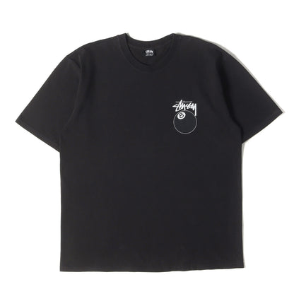 ピグメント加工 8ボール クルーネック Tシャツ