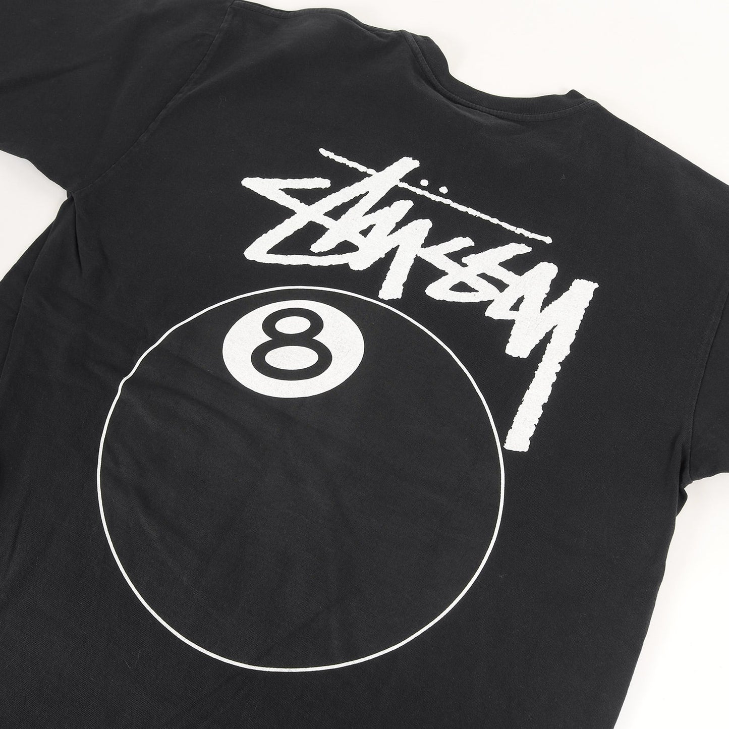 ピグメント加工 8ボール クルーネック Tシャツ