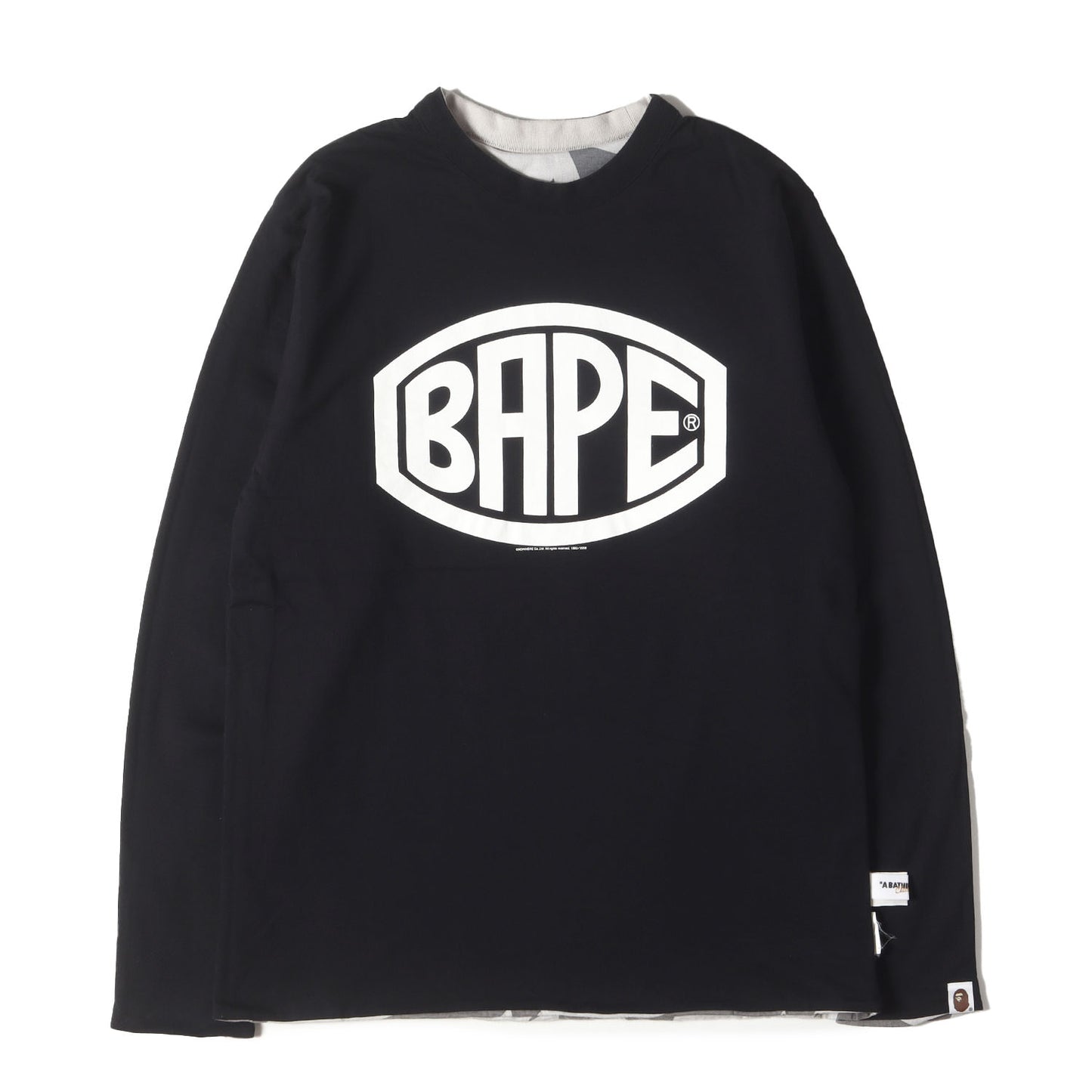 00s STAモノグラム リバーシブル ロングスリーブTシャツ