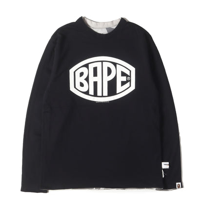 00s STAモノグラム リバーシブル ロングスリーブTシャツ