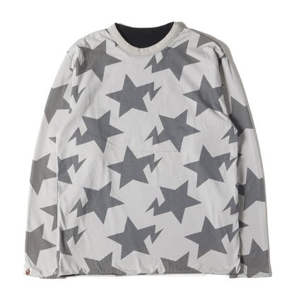 00s STAモノグラム リバーシブル ロングスリーブTシャツ
