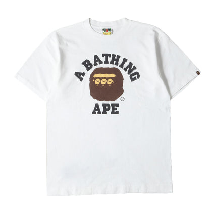 00s 猿顔 カレッジロゴ Tシャツ