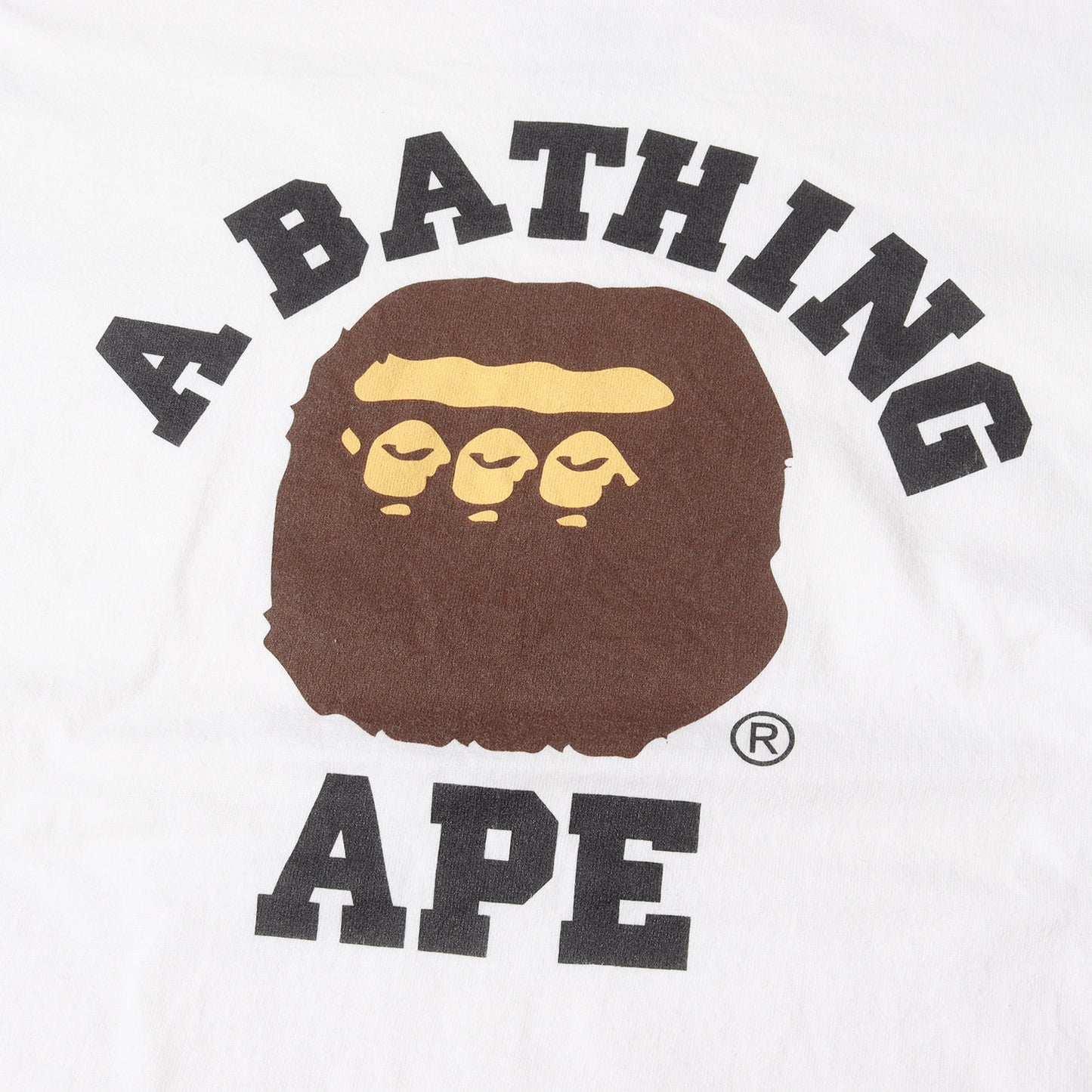 00s 猿顔 カレッジロゴ Tシャツ