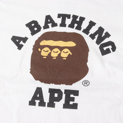 00s 猿顔 カレッジロゴ Tシャツ