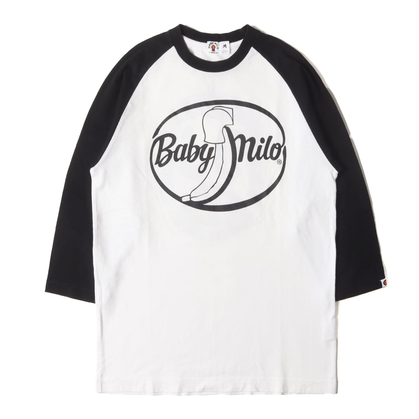 00s ベビーマイロロゴ 7分袖 ラグラン Tシャツ